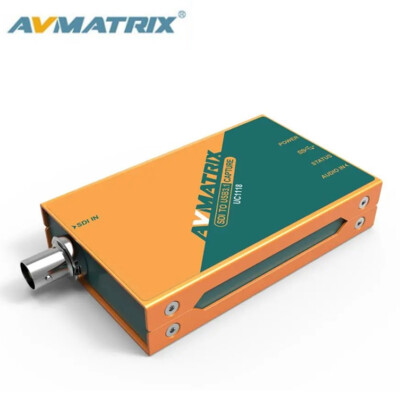 AVMATRIX UC1118 SDI to USB 3.1 Type-C Uncompressed Video Capture Live Streaming