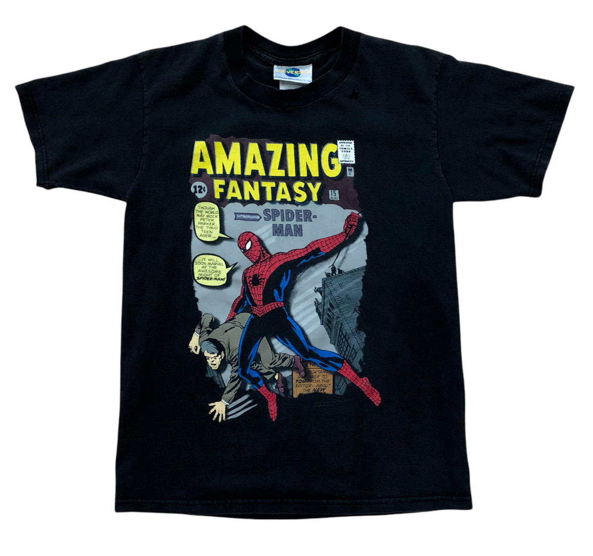 SPIDER-MAN Vintage T-Shirt Amazing Fantasy Marvel Comic SPIDER-MAN Vintage T-Shirt Amazing Fantasy Marvel Comic