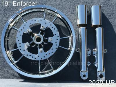 Harley Chrome 2020-23 Front Enforcer Wheel W/ Rotors Legs Street