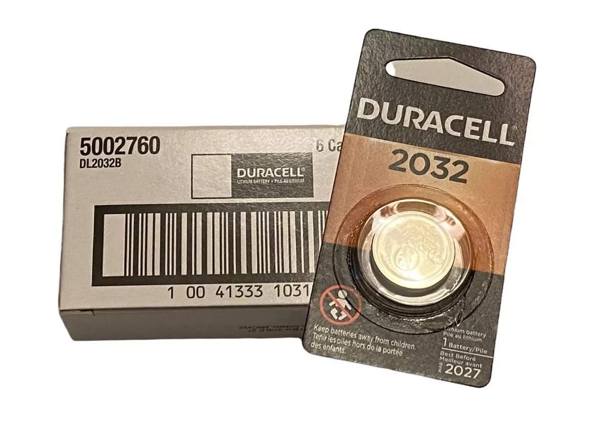 Piles CR2032 3V Duracell