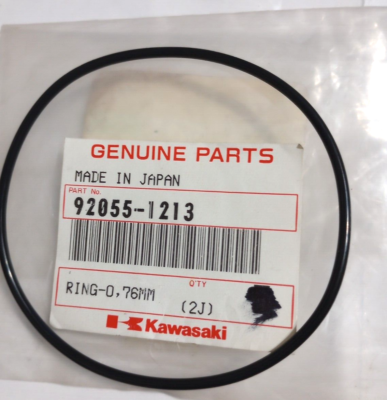 Kawasaki ZX750, KLF300,KSF250 O-Ring 76MM NOS 92055-1213 (L-3197