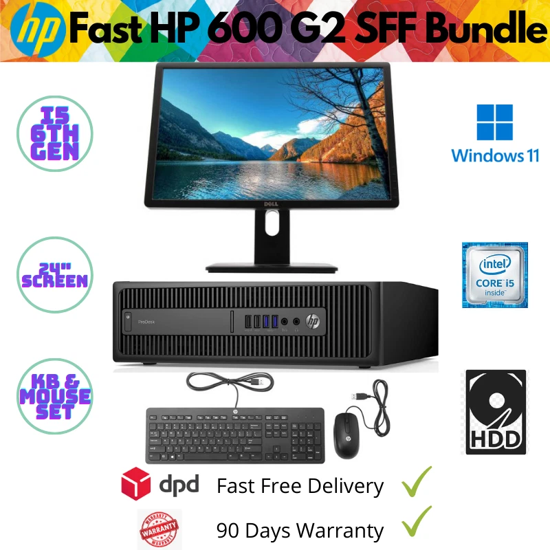 HP ProDesk 600 G2 intel Core i5-6thG 24