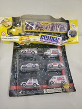 GOLDEN WHEEL PEPSI CHALLENGE  TRUCK 1996 & GIFT PACK (6) CARS VANS 1994 NOS