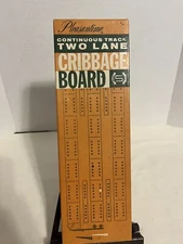Vintage Wood Cribbage Boards Pleasantime 715, 1967 Pacific Game Company J-1