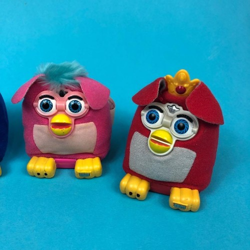 Vintage Furby Shelby McDonalds Happy Meal Complete Toy Figures Set 2001 - Picture 5 of 5