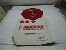 Snapper 6-8018 Brushcutter Brush Cutter Blade 10" 1" Bore 8 Point OEM NOS 