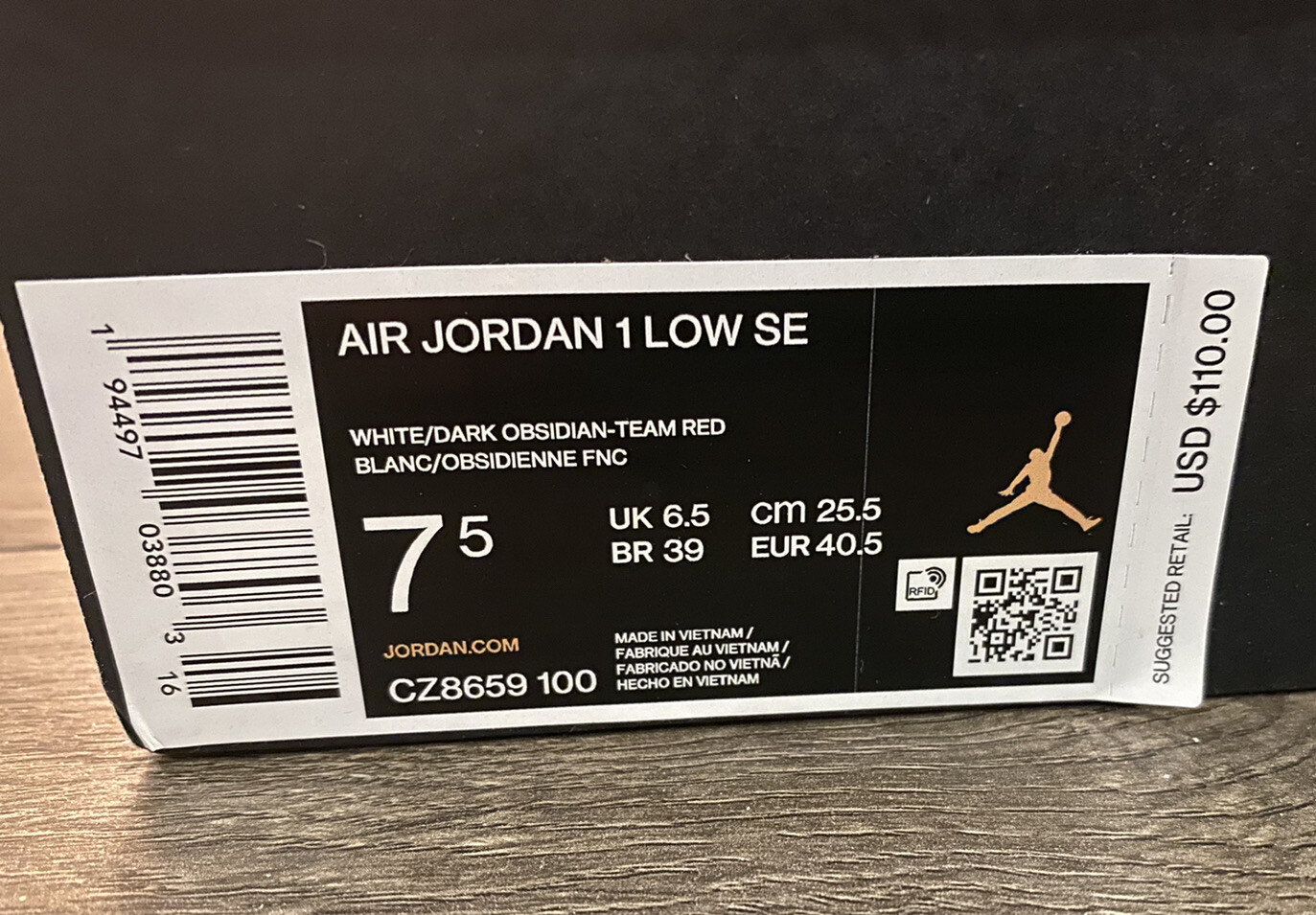 Air Jordan 1 Low SE \u0026#039;Nothing But Net\u0026#039; CZ8659-100 - Size 7.5 | eBay