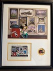 Disney Animation Art Gallery Mickey Mouse Around Our World Pin Signed Framed Cel