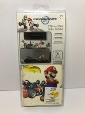 NOS Mario Kart Nintendo Wii Peel And Stick Wall Decals 34 Luigi Peach Bowser