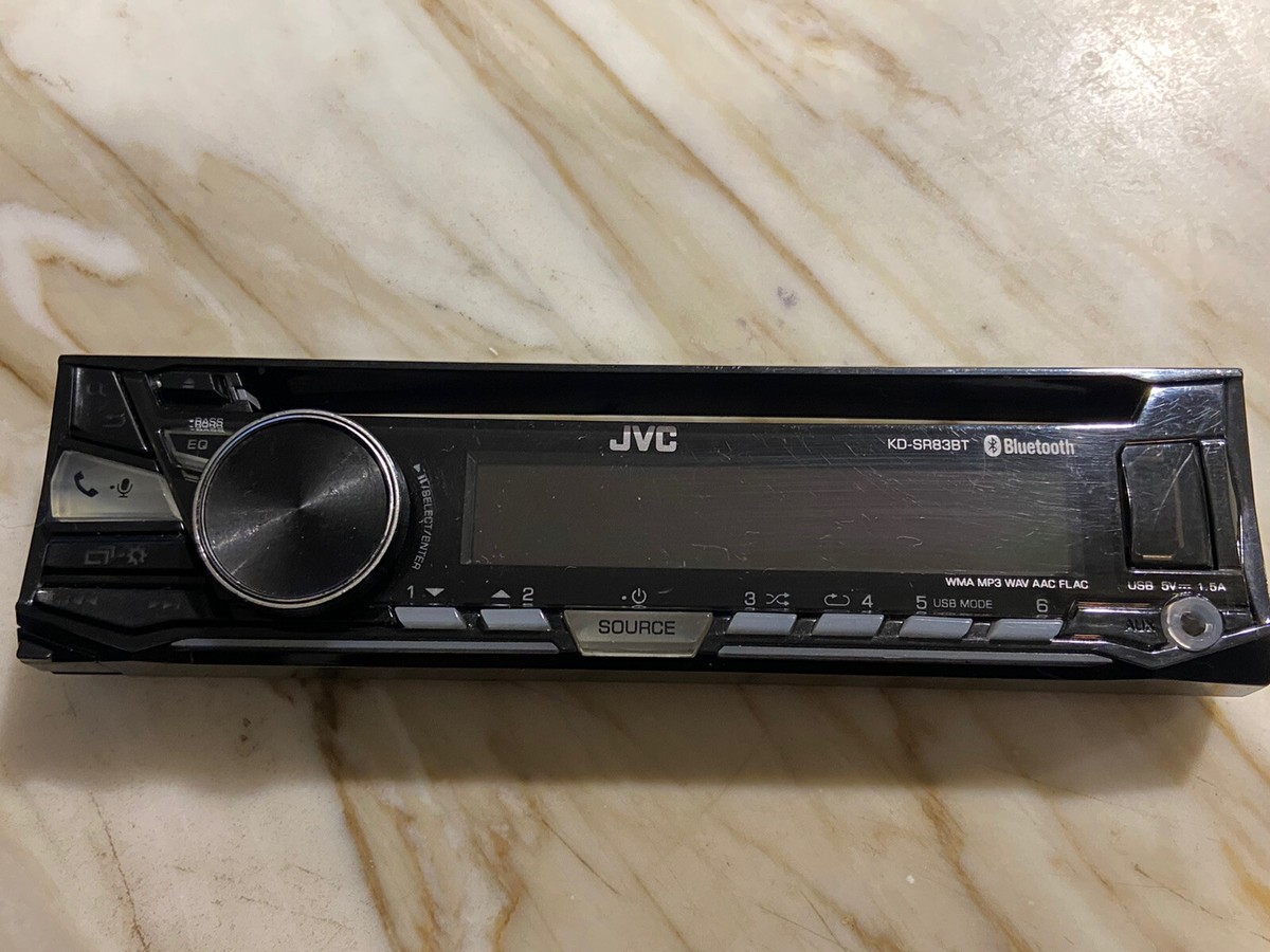 JVC KD-SR838BT CAR STEREO ONLY JVC KD-SR838BT FACEPLATE ONLY OEM