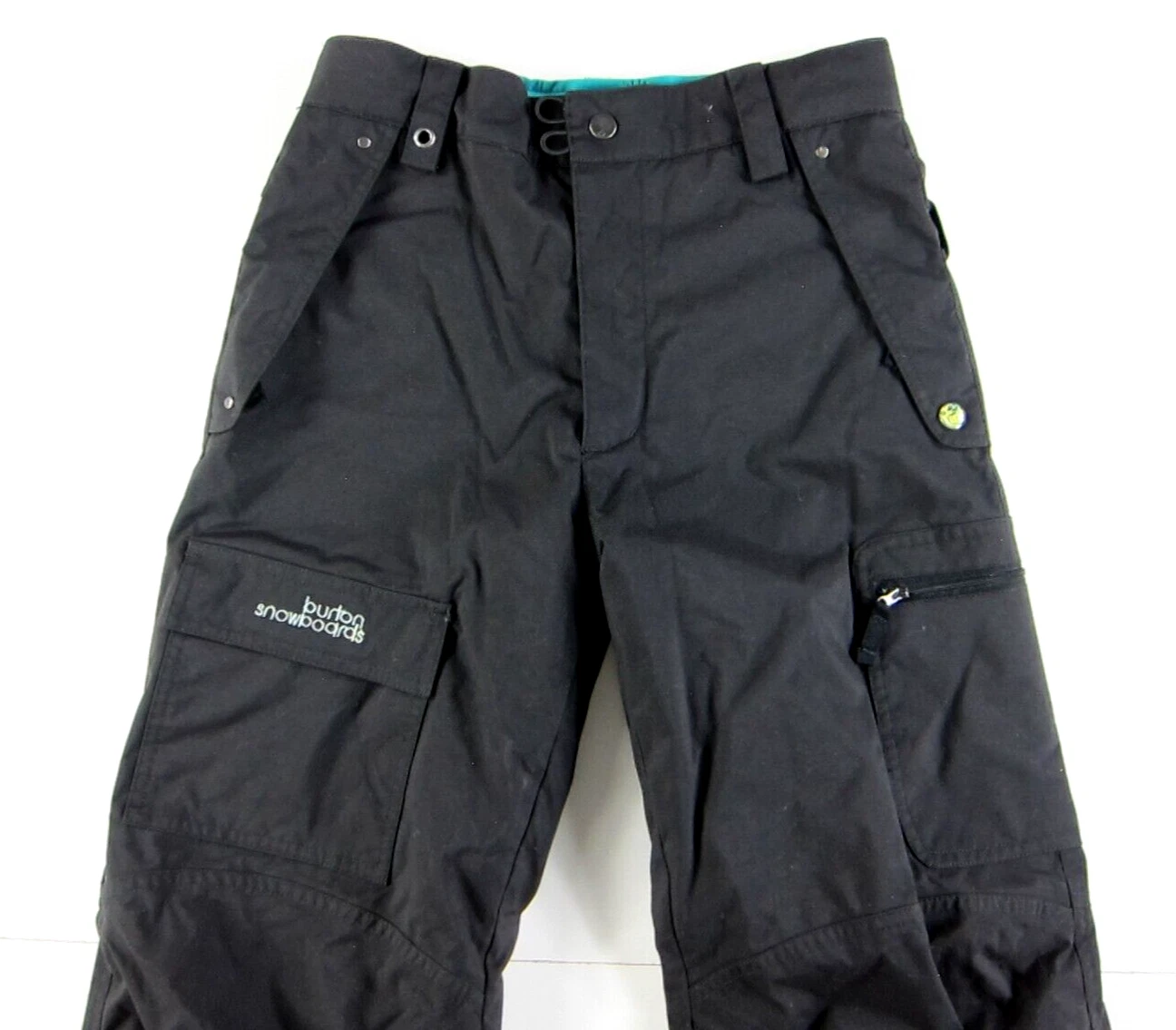 burton 100% nylon insulated ski snowboard cargo pants