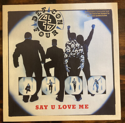 Def Con Four ~ Say U Love Me ~12'' Vinyl~Promo~EX/EX