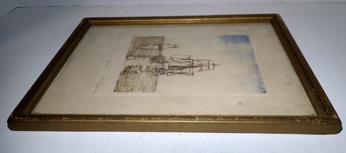 Halfred Tygesen Art: A Dutch Fishing Boat (1890-1951) Danish Canada SIGNED Sail - Picture 11 of 16
