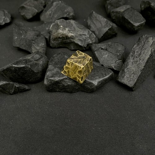 Hand Carved Brass Keycaps R4 Retro Artisan Keycap for MX Mechanical Keyboard - Picture 7 of 7