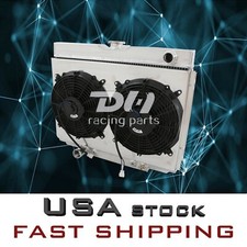 3-row Alu Radiatorshroud12fan For 1967-1970 Ford Mustang Mercury Big Block V8