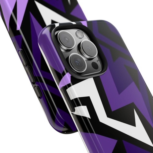 Purple Abstract Shapes Art Phone Case for iPhone & Samsung Galaxy Phones - 第 6/108 張圖片