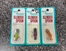 * REEF RUNNER * SLENDER SPOON ' MIXED LOT OF 3 ' 5/16 OZ - MULTI SEASON/SPECIES