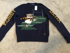 rugby bear sweater
