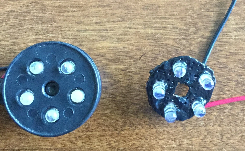 Un par (2) luces LED delanteras Redcat Racing/Rampage DuneRunner/ahora en rojo Foto 2 de 4