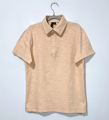Janie and Jack Boys Polo T Shirt 14 Peach Nectar Short Sleeve Collared Logo