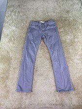 Levis 511 Slim Khaki Pants Boys Kids Size 16 Regular 28x28 Gray Chino F206