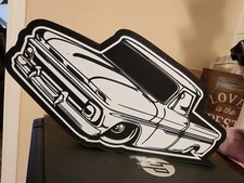 Chevy C10 Truck LED Light Sign Garage Decor | Classic Pickup Wall Lamp Gift