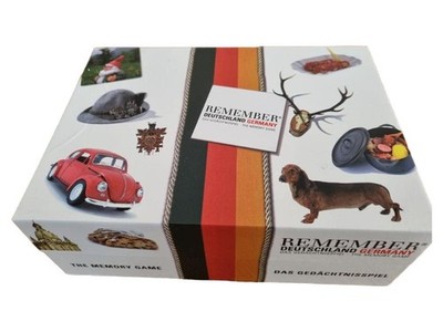 Remember Deutschland Germany Gedächtnisspiel Memory Game