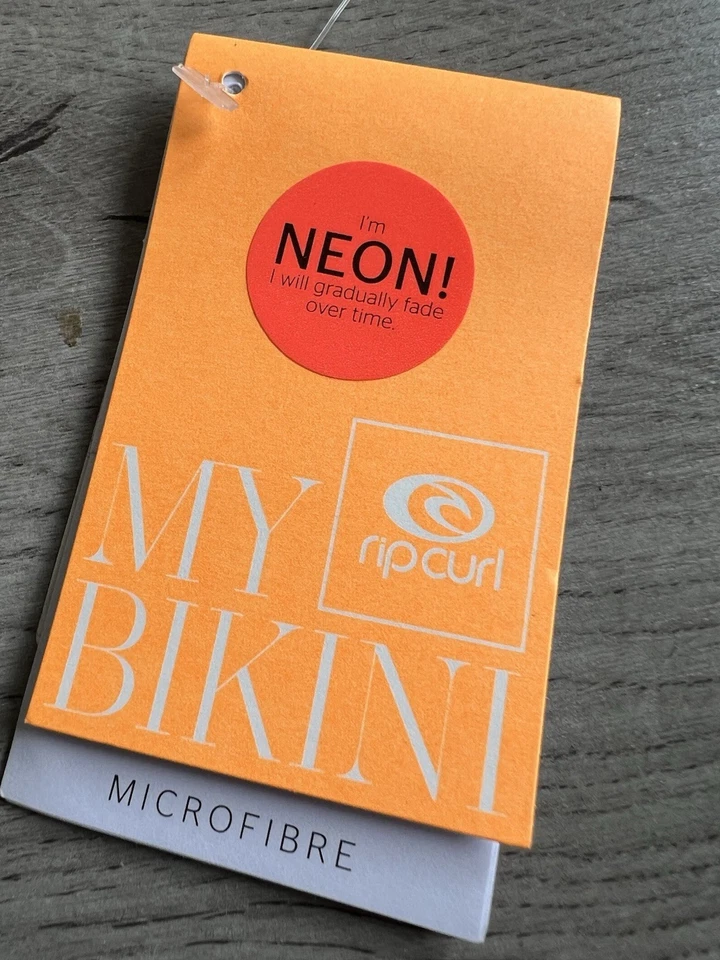 Damen Bikini Oberteil neon Größe S mit A/B-Cup Rip Curl nur anprobiert - Bild 3 von 4