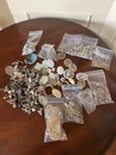 Vintage/Antique  Repair Job Lot  Rhinestone Costume Jewelry Findings