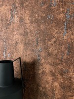 Newroom Vliestapete Braun Betonoptik Industrial Loft Metallic Wohnzimmer Edel