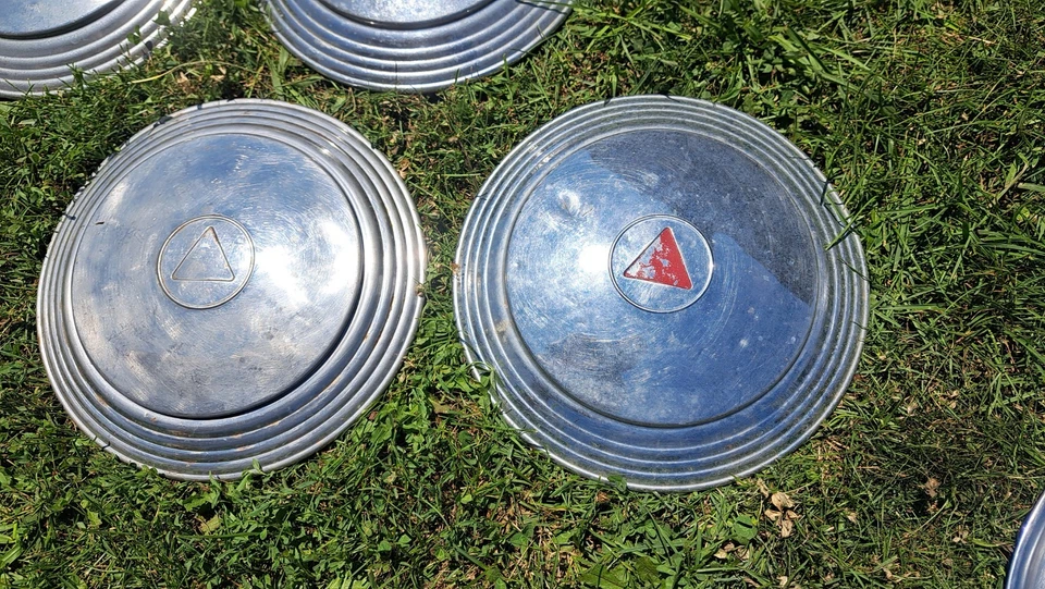 Juego de 6 tapacubos Hudson 1948-1953 4 cubiertas de rueda 1949 1950 1951 1952 Hornet Wasp Foto 4 de 4