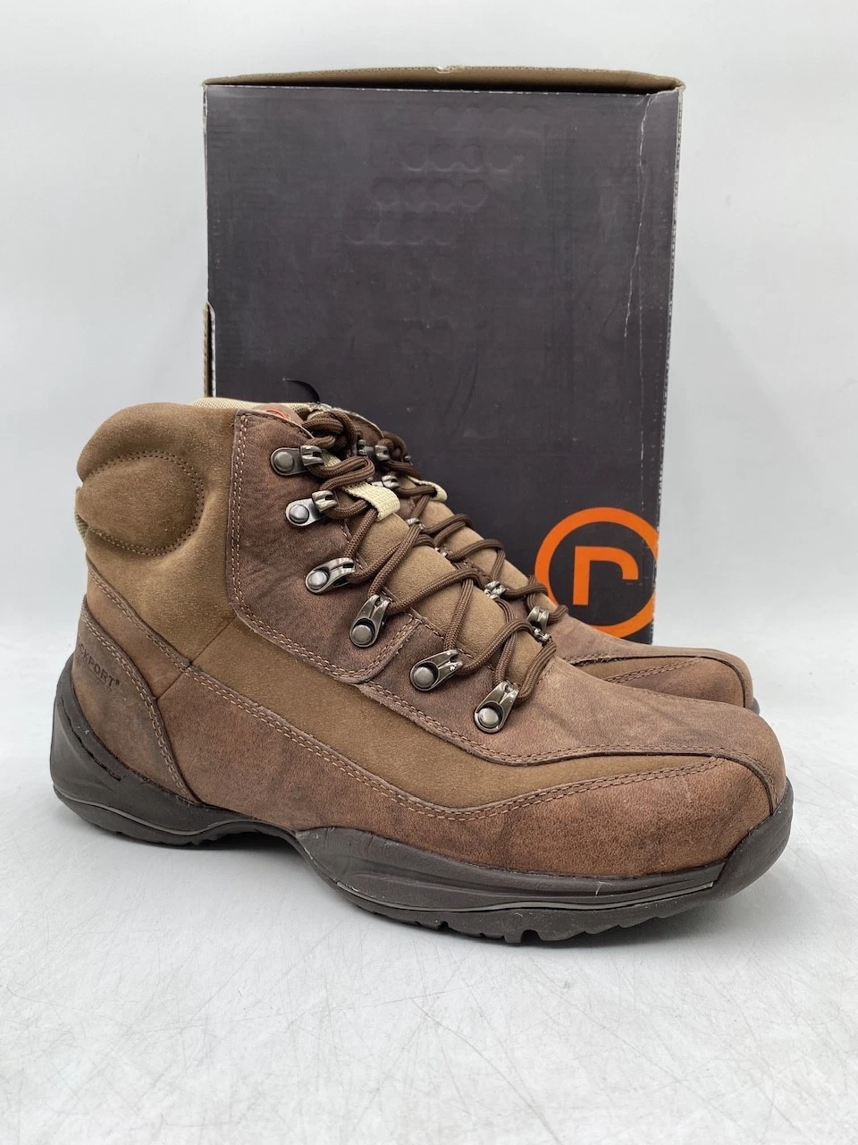 Rockport APM37652 Men's NEW Hiking Boots Red Brown US Size 7 W