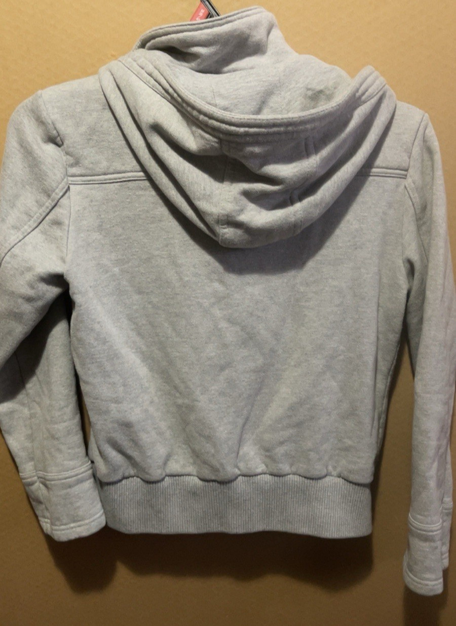 WOMEN'S GRAY BUTTON UP WINTER JACKET LARGE MOSSIM… - image 4