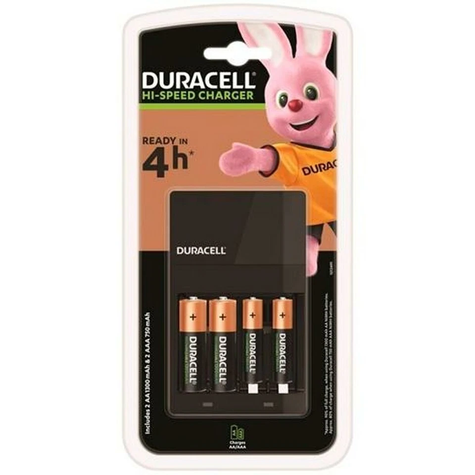 Chargeur + Piles Rechargeables DURACELL [3 Unités] - Photo 2/2