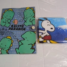 Kaiju Paradise Memo Pad Snoopy Hand Towel Set