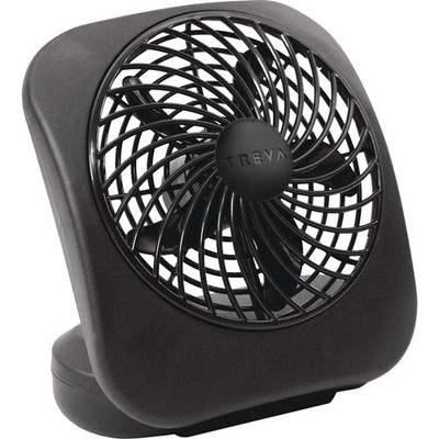 O2 Cool Treva 5'' Battery Operated Portable Fan - Black