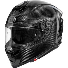 Image of Premier Hyper Carbon Moto Motorcycle Motorbike Full Face Helmet Gloss Black