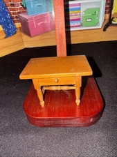 Vintage Doll House Furniture Desk Table Concord Miniatures