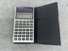 SHARP EL 510S Vintage Scientific Calculator Works Great with Case JUE