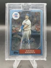 2022 Topps Clearly Authentic Baseball Bryce Harper Auto Blue 11/25 #87TBA-BH
