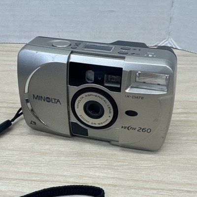 Minolta Vectis 260 IX-Date APS Film Camera 25-65mm Zoom – Tested