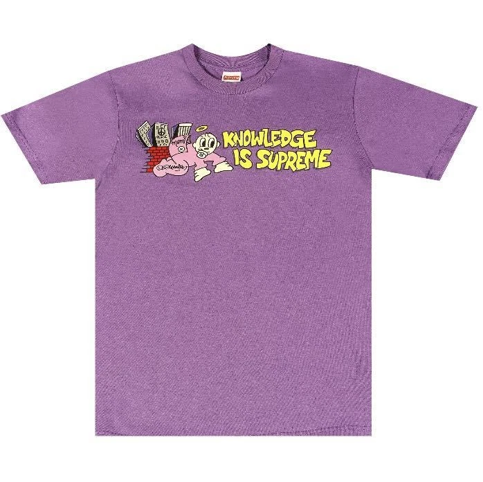 T shirt Supreme non ouvert L Supreme Tee violet Supreme Knowledge Tee violet Shor