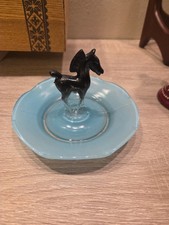 Vintage Knox Glass Pacemaker Horse Trinket Di...