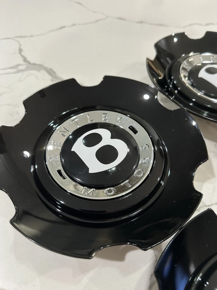 4 tapas centrales para buje de rueda Bentley Continental Flying Spur de fábrica 3W0601171C Foto 3 de 4