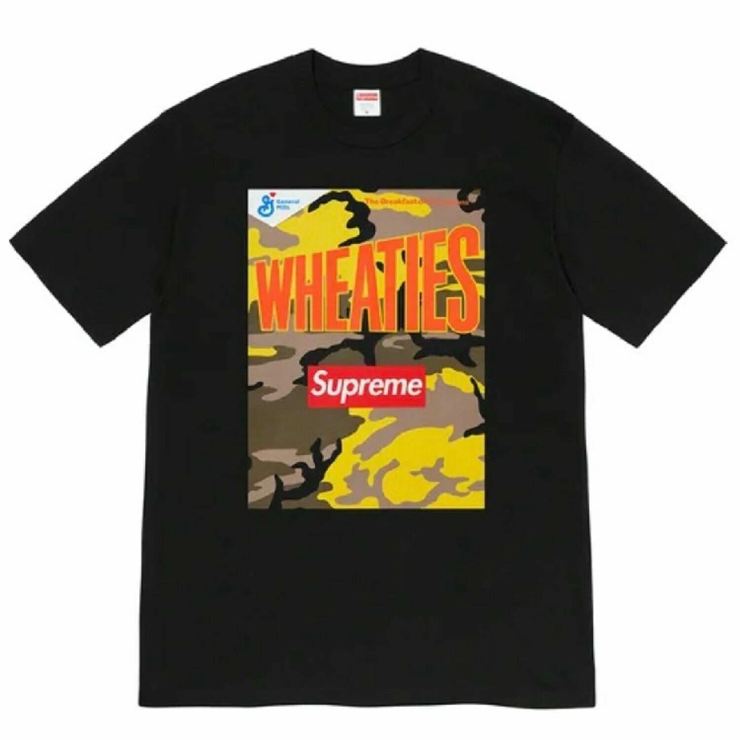 Supreme / Wheaties Tee Box Logo Noir *Taille M*