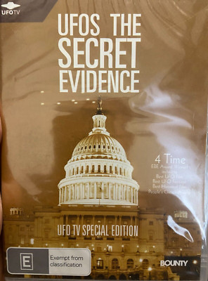 UFOS - The Secret Evidence NEW/sealed region 4 DVD (UFO TV documentary)