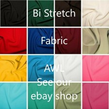 Bi Stretch Broad Cloth Panama Dress Fabric Draping Backdrop Displays Clothing