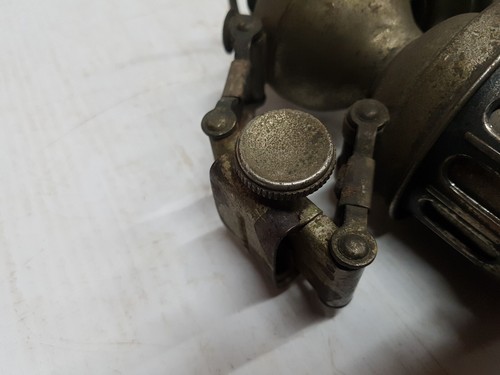 VINTAGE CARBIDE BICYCLE LAMP MILLER MONARCH - Picture 16 of 24