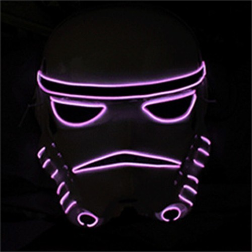 LED Mask Star Wars Stormtrooper Cosplay Halloween Wearable Helmet Headwear Props - Picture 10 of 22