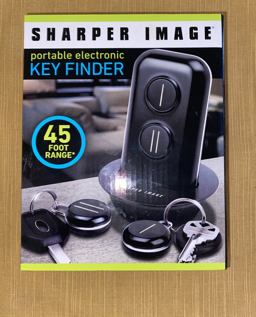 Sharper Image Portable Electronic Key Finder 45 Ft Range 2 Key AC92 eBay